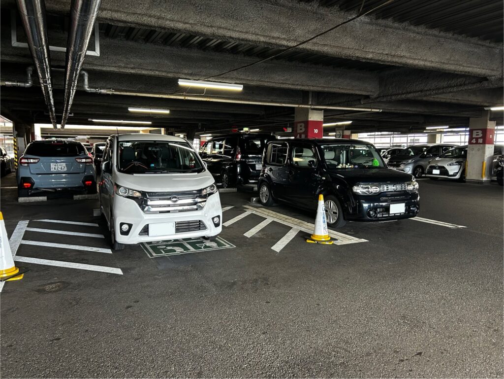 有線駐車スペース