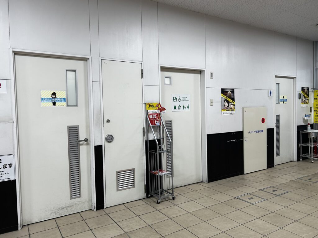 トイレ入り口の様子