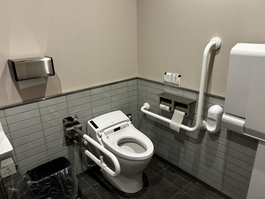 タリーズトイレ内部の様子。
