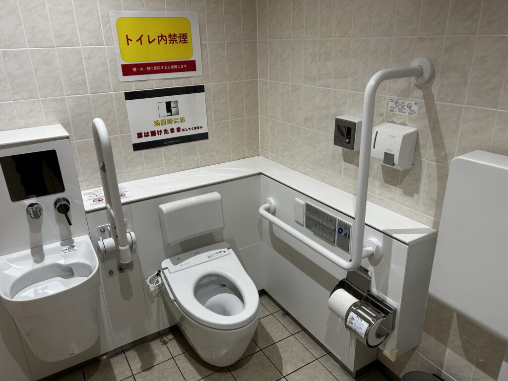 きれいなトイレの様子