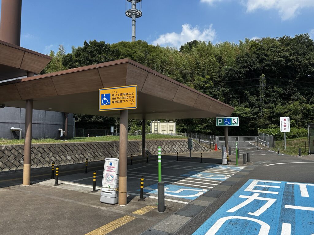 出口側専用駐車場