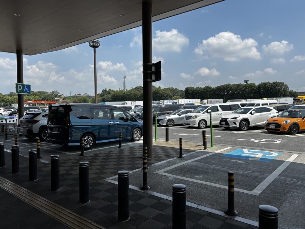 入り口側専用駐車場