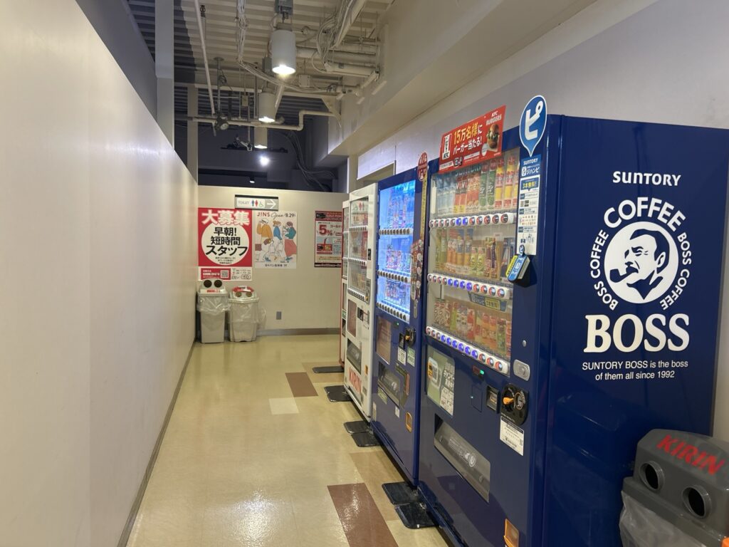 6階のトイレ付近