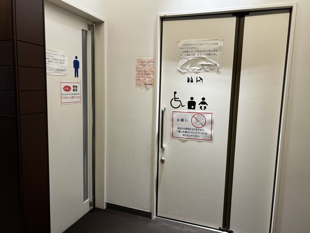 折りたたみ式ドアの入り口