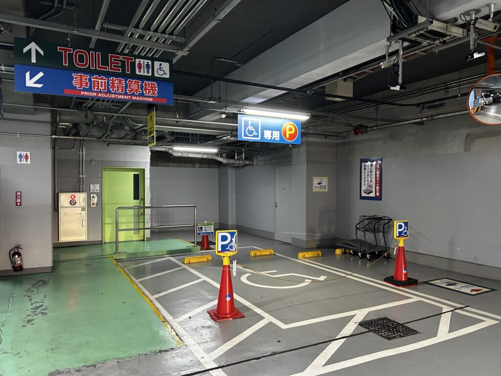 地下２階の専用エリア
