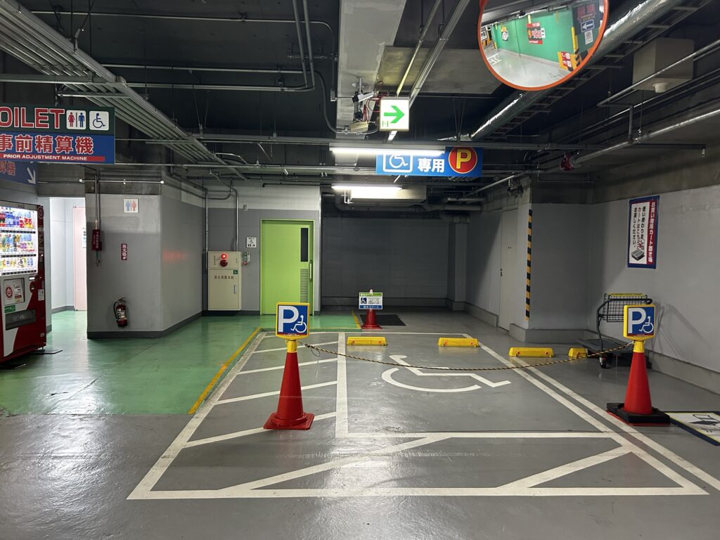 地下３階の専用エリア