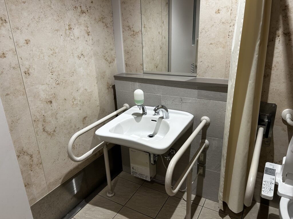 フォレストラウンジ内トイレの手洗い